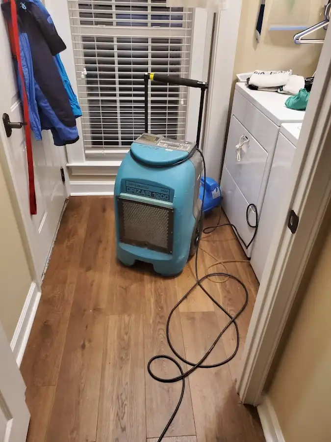 Commercial dehumidifier deployed for Flood Damage Cleanup in Annville